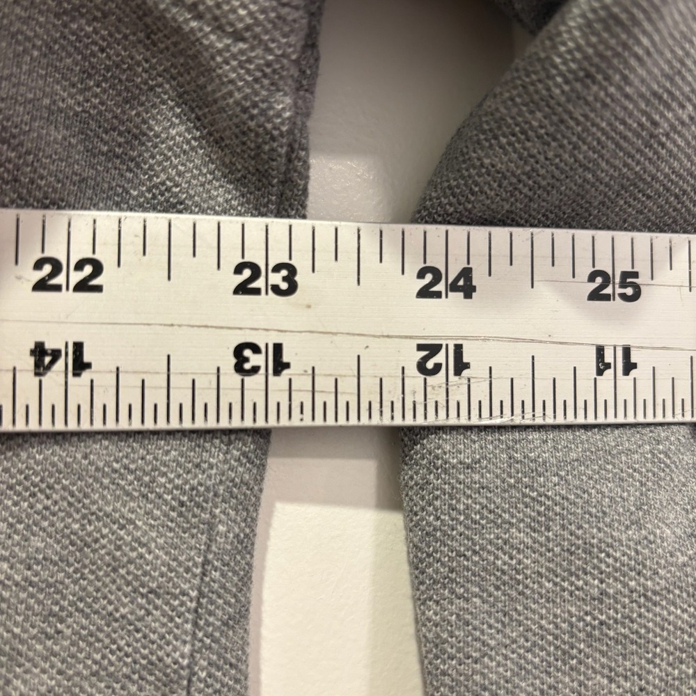 Brooks Brothers 1818 Performance Polo Shirt Mens XL Slim Fit Grey Long Sleeve - Picture 5 of 6